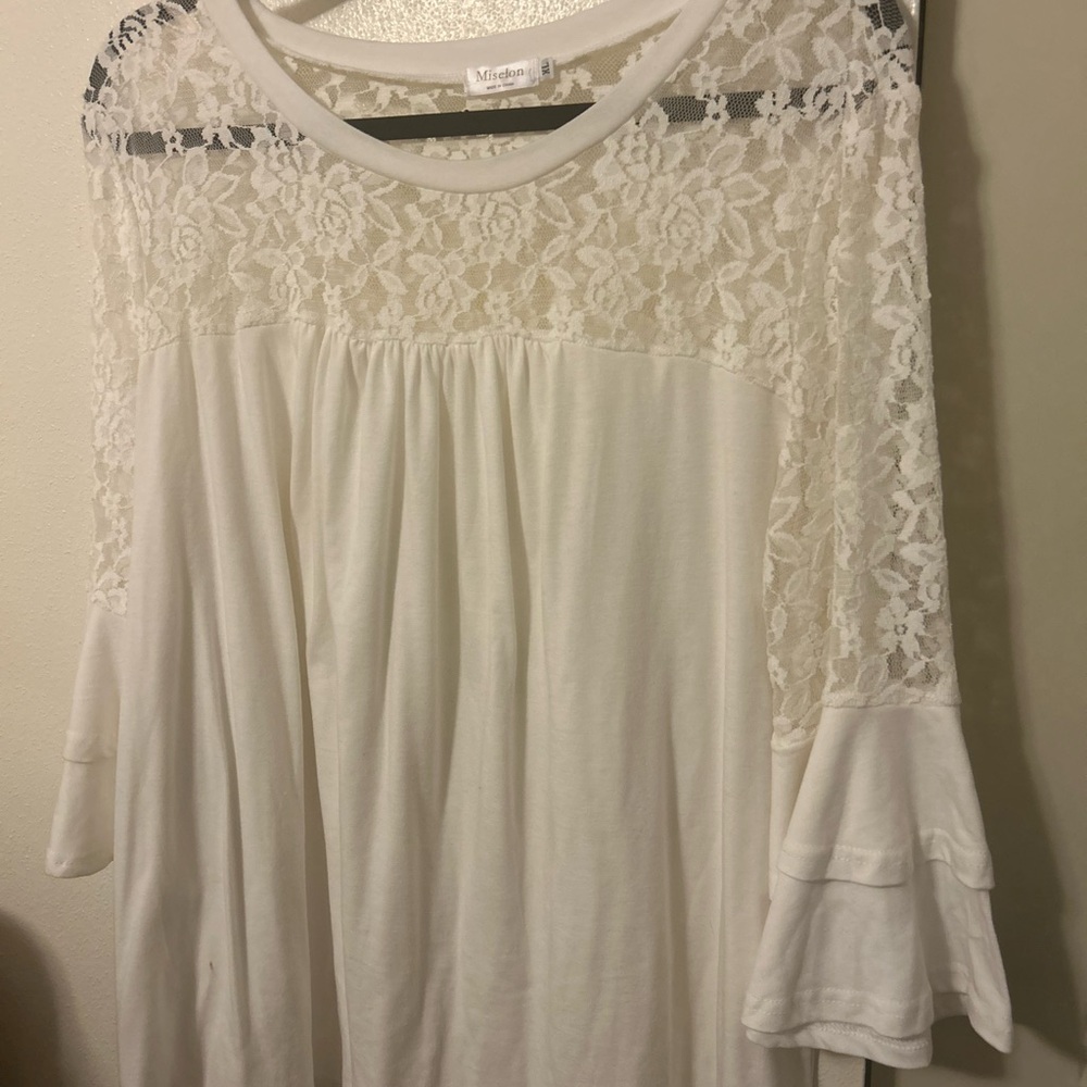 White Lace Women's Top